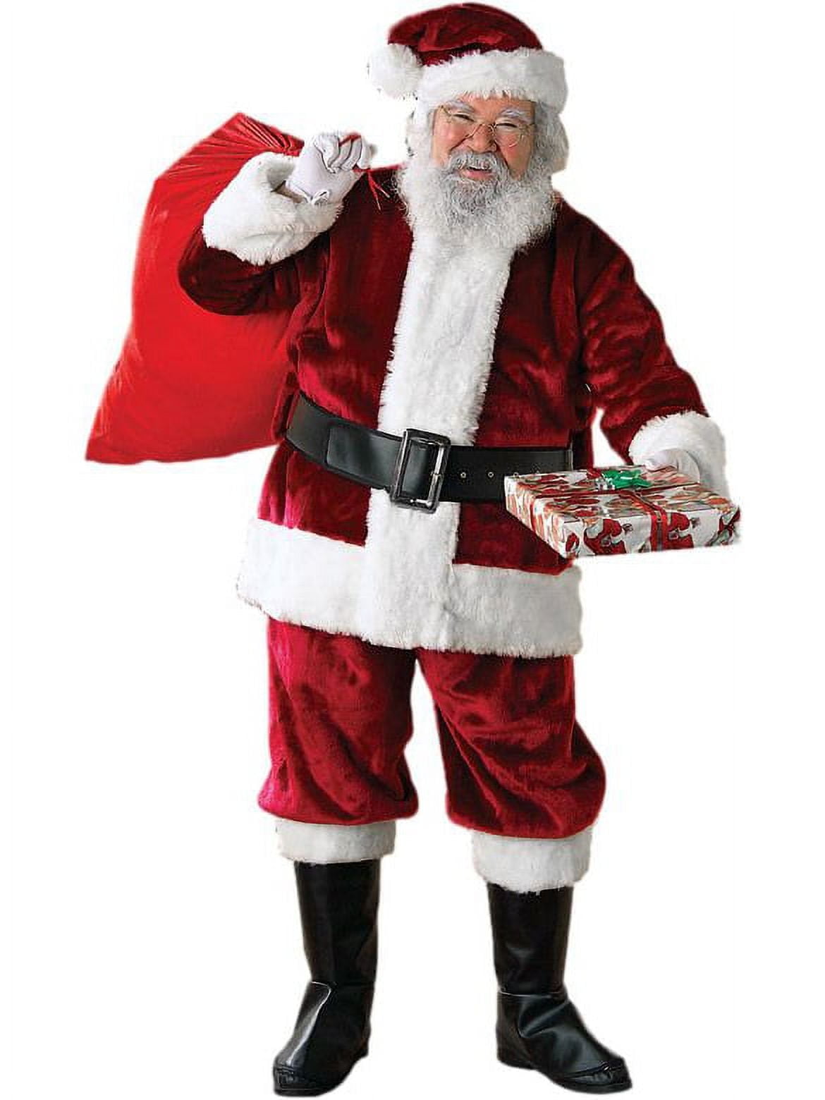 Disfraz De Papá Noel Elegante Para Hombre, Chaqueta Con Camisa Y Pantalón, Gorro Y Corbata, Talla única Para Adultos