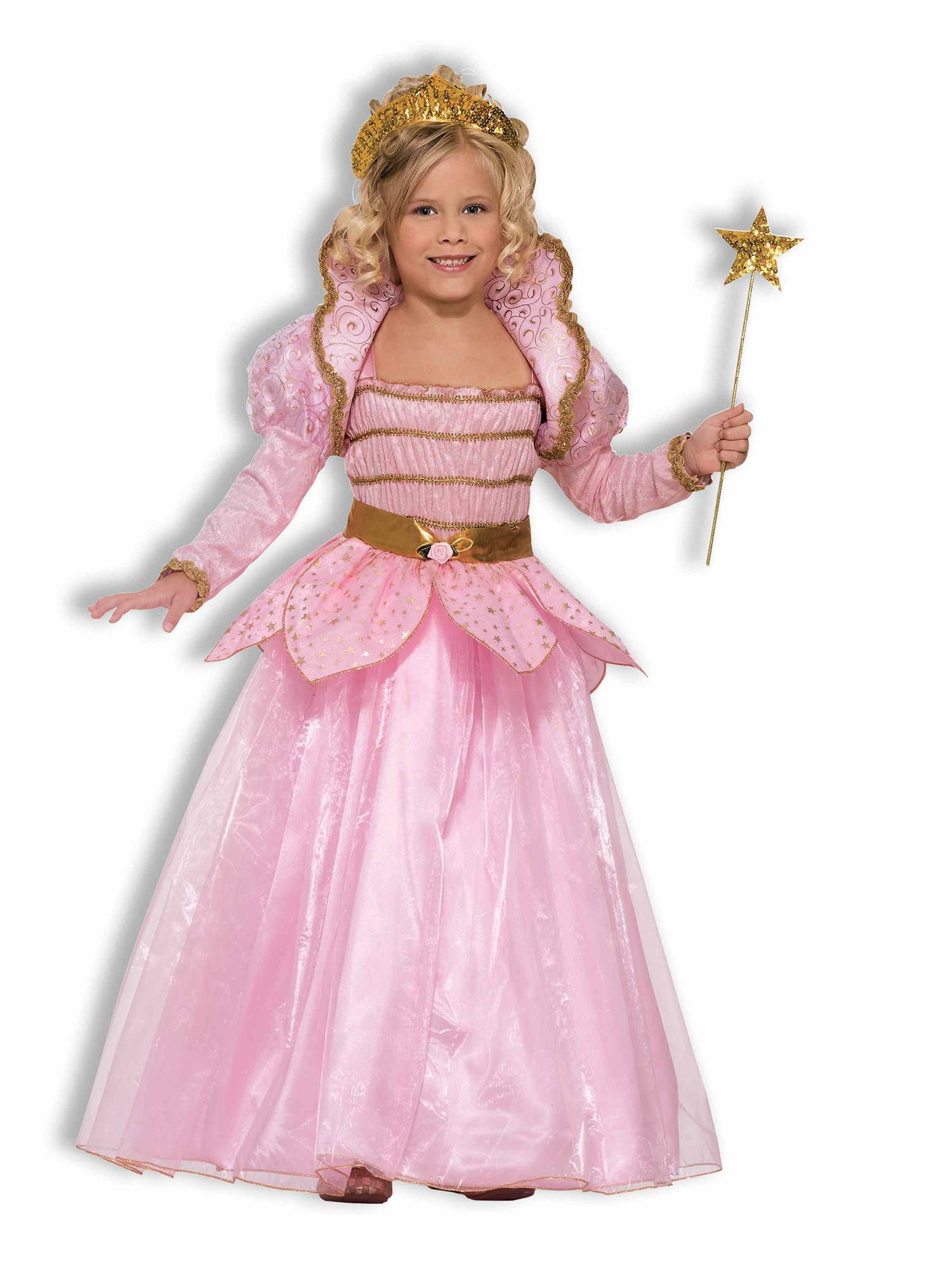 Rubie's Nella Princess Deluxe Kinderkostüm – Mädchen Prinzessinnen-Kostüm In Weiß-Lila