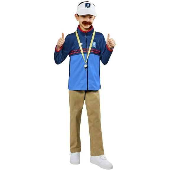 RUBIES II Ted Lasso Fancy-Dress Costumes Boys Halloween with Costume Top, Visor, Boys 4T