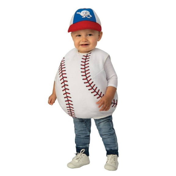Rubies Lil' Baseball Costume for Toddlers, Unisex 2T-4T