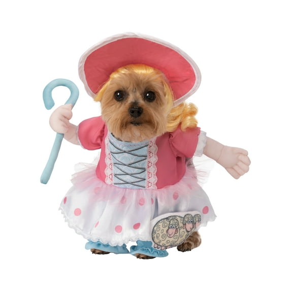 RUBIES II Toy Story Bo Peep Costume Wig Bonnet and Dress Dog Apparel, Multi-Color, Small, 2 Piece