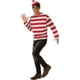 thumbnail image 1 of RUBIES II Where's Waldo Fancy-Dress Costume for Adults with Sweater, Hat & Glasses for Adults, 1 of 2