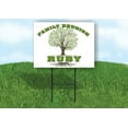 thumbnail image 1 of RUBY FAMILY REUNION GR TREE 18 in x 24 in Yard Sign Road Sign with Stand, Double Sided, 1 of 5
