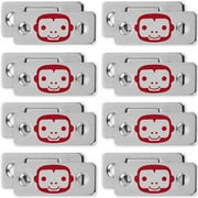 RUBY Monkey Magnets Ultra-Thin Magnetic Plates Keep It All Shut, AS-SEEN-ON-TV