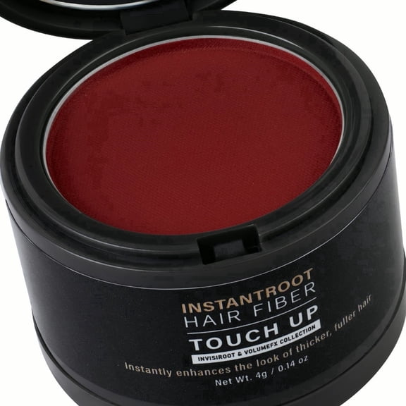 RUBY VIBE CO InstantRoot Hair Fiber Touch-Up Powder, Red Brown Root Coverage 0.14 oz