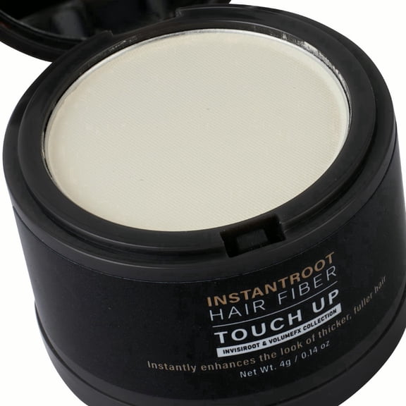 RUBY VIBE CO InstantRoot Hair Fiber Touch-Up Powder, White Root Coverage 0.14 oz