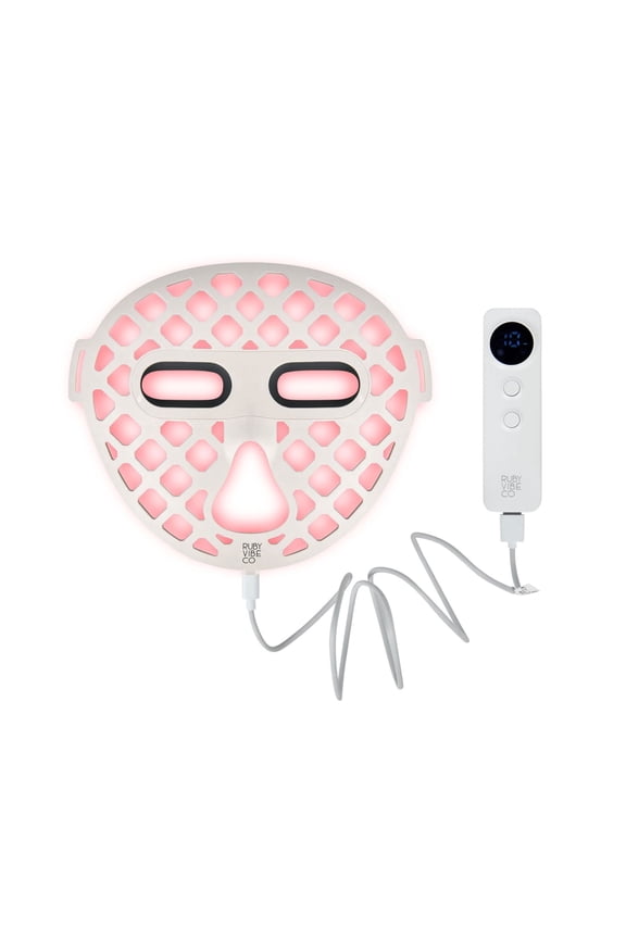 NeuroGlow LED Face Mask, 4-in-1 Light Therapy Mask, Soft Silicone, USB Rechargeable
