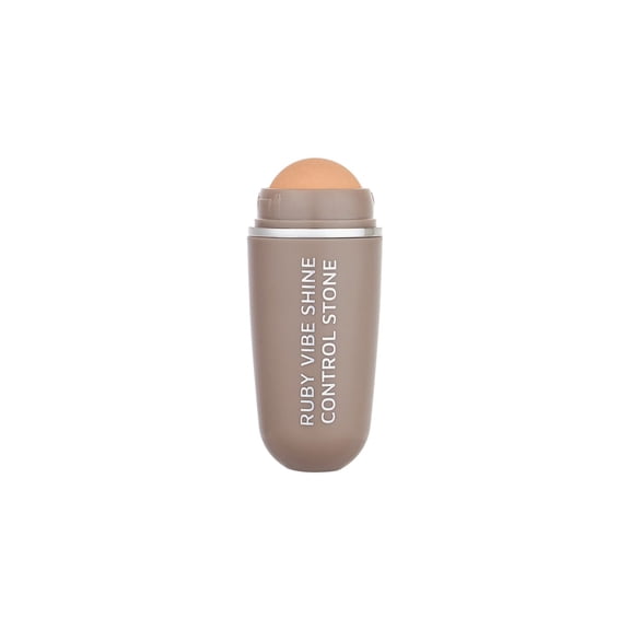 RUBY VIBE CO Shine Control Volcanic Stone Face Roller, Oil Absorbent Beauty Tool, 0.3 oz