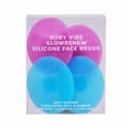 thumbnail image 1 of RUBY VIBE CO Silicone Facial Cleansing Brush Set (4-Pack), 1 of 9