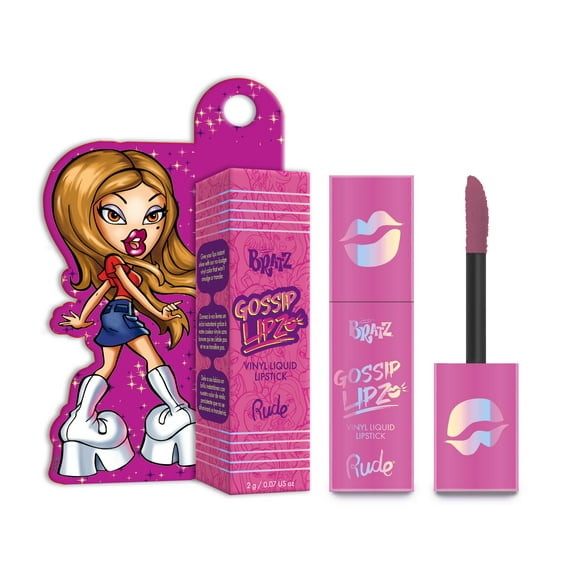 RUDE COSMETICS Bratz Gossip Lipz Vinyl Liquid Lipstick