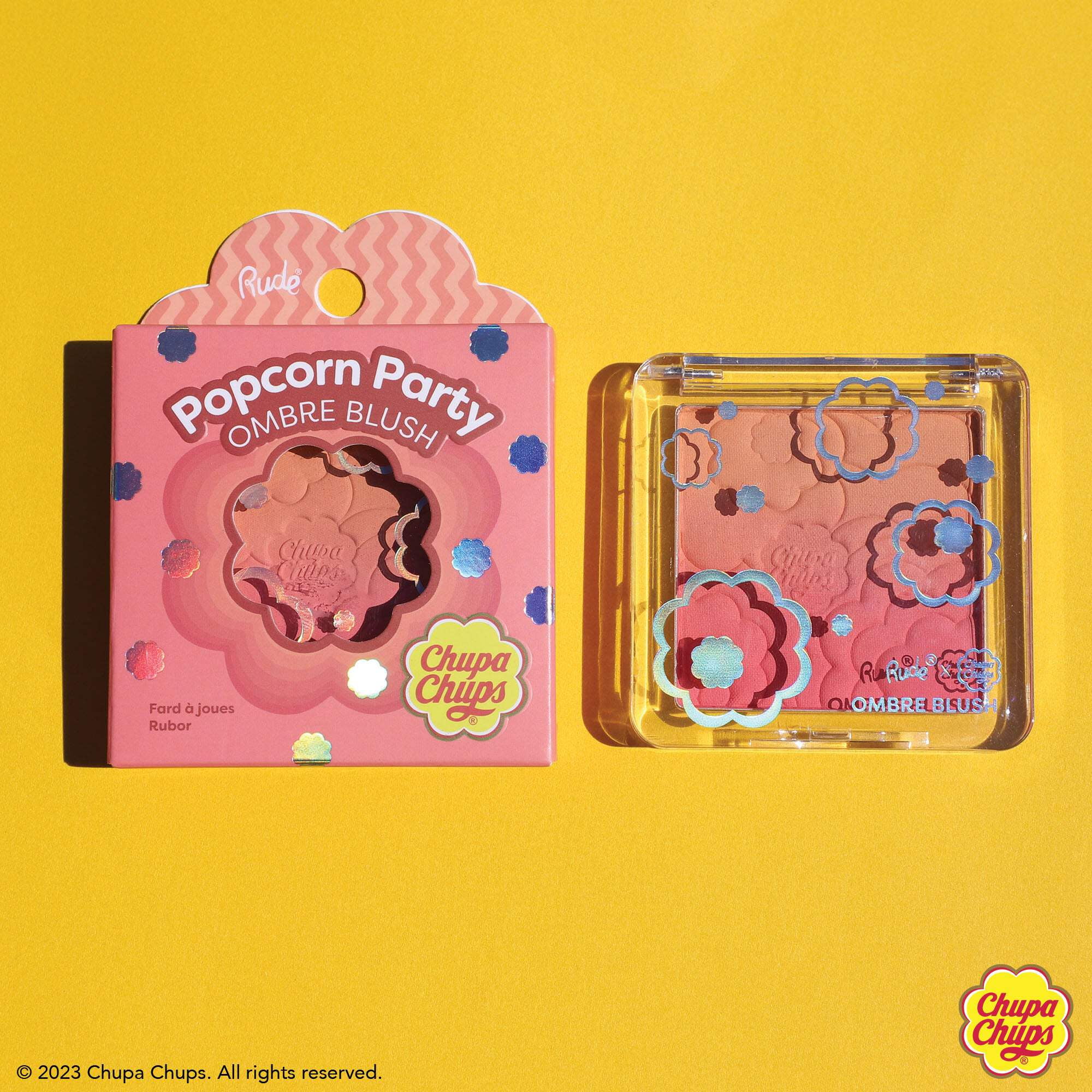 RUDE Chupa Chups Popcorn Party Ombre Blush - Berry Blast main image 1