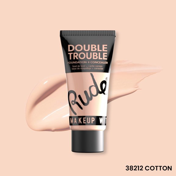 RUDE COSMETICS Double Trouble Foundation and Concealer