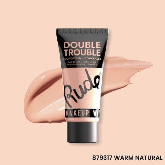 RUDE COSMETICS Double Trouble Foundation and Concealer
