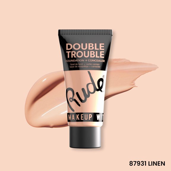 RUDE COSMETICS Double Trouble Foundation and Concealer