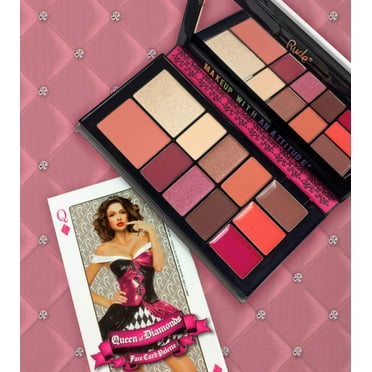RUDE COSMETICS Face Card Palette - Queen of Diamonds