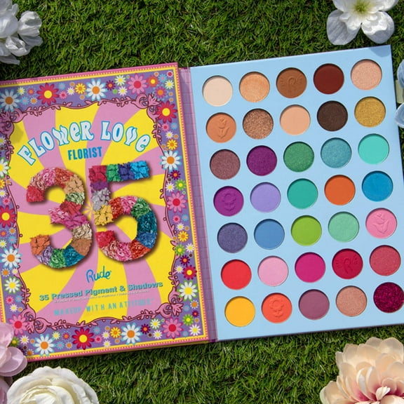 RUDE COSMETICS Flower Love 35 Pressed Pigment  Shadows - Florist
