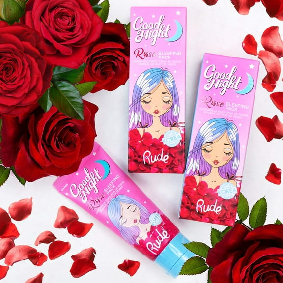 RUDE COSMETICS Good Night Rose Sleeping Pack
