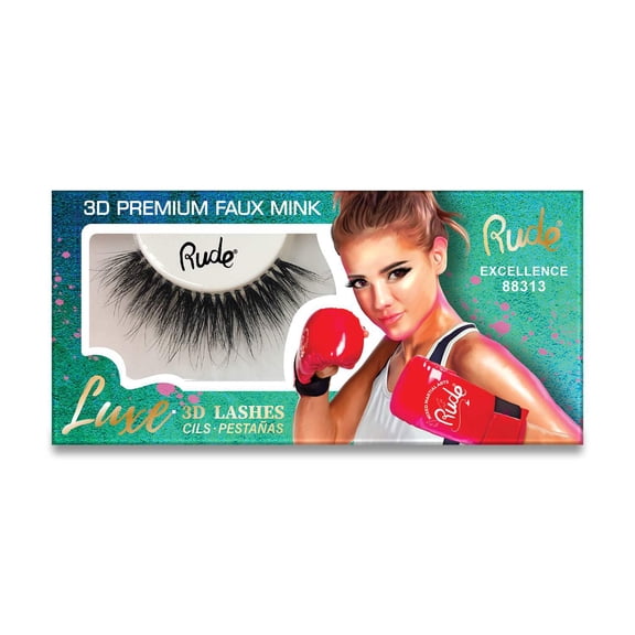 RUDE COSMETICS Luxe 3D Lashes | Premium 3D Eyelashes
