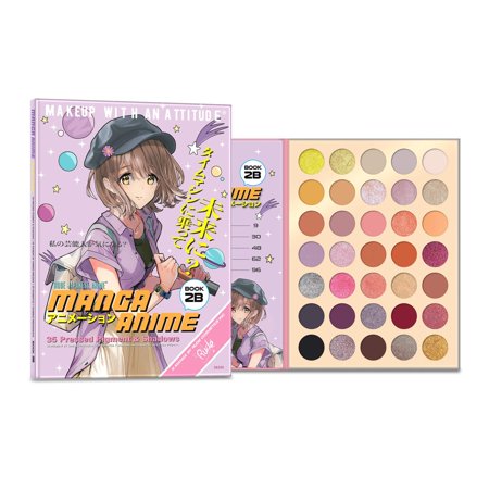 RUDE COSMETICS Manga Anime 35 Pressed Pigment Shadows Book 2B