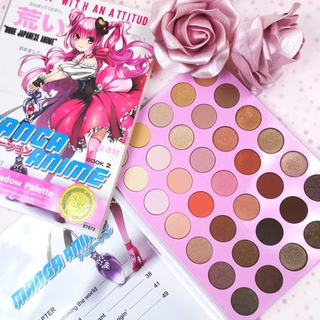 RUDE COSMETICS Manga Anime Makeup 35 Eyeshadow Palette Book 2