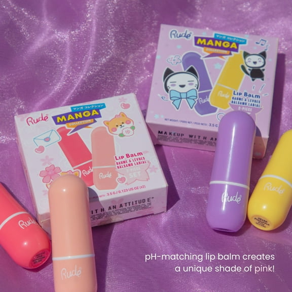 RUDE COSMETICS Manga Collection Lip Balm Duo
