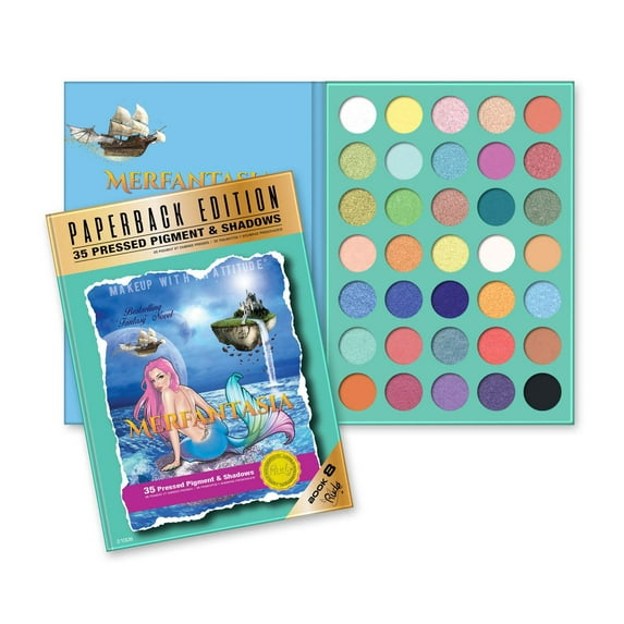 RUDE COSMETICS Merfantasia Eyeshadow Palette - Paperback Edition