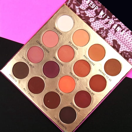 Rude Cosmetics Lingerie Collection 16 Matte Eyeshadow Palette - Romantic Nights , 0.53 oz Eye Shadow