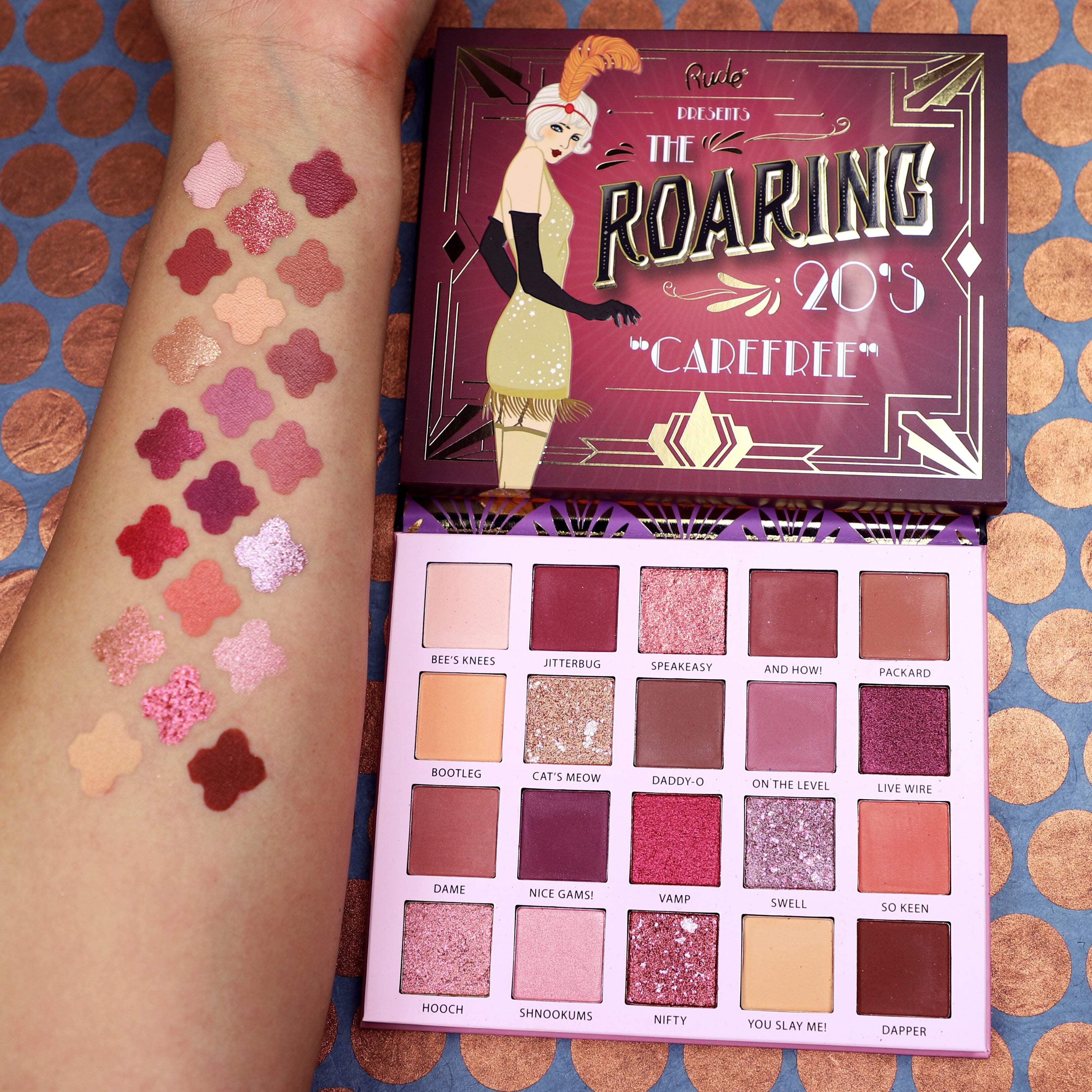 RUDE The Roaring 20's Eyeshadow Palette - Indulgence