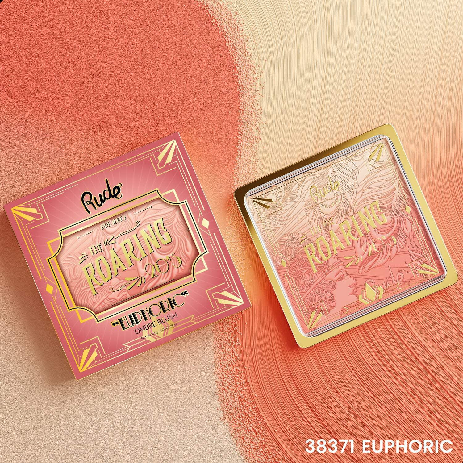 RUDE The Roaring 20's Ombre Blush - Scandalous main image 1