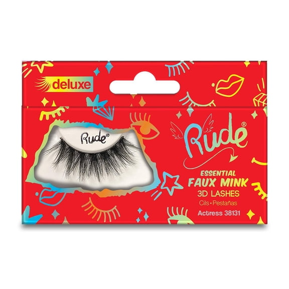 RUDE COSMETICS Essential Faux Mink Deluxe 3D Lashes