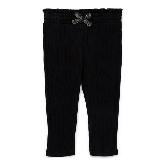 Garanimals Baby Girls Ruffle Waist Ribbed Leggings, Sizes 0M-24M