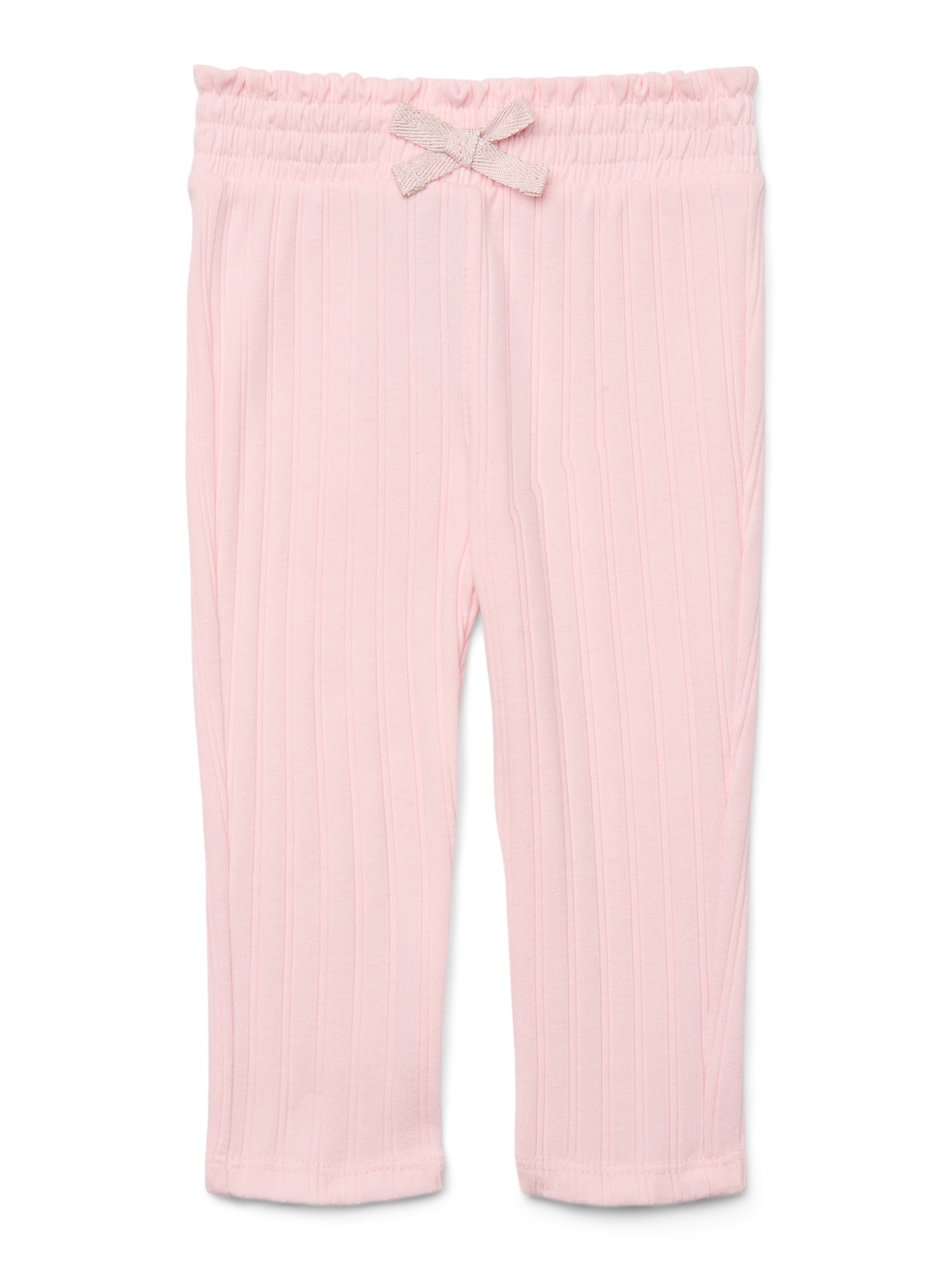 Garanimals Baby Girl Ruffle Waist Ribbed Leggings, Sizes 0M-24M