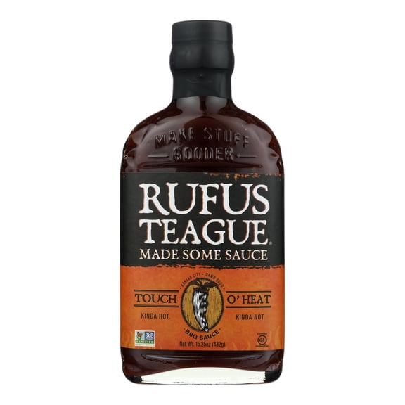 RUFUS TEAGUE - Rufus Teague Sauce BBQ Touch O Heat - 15.25 Oz, Case of 6