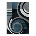 thumbnail image 1 of RUG AND DECOR Newport Collection Modern Abstract Design Area Rug Blue Black Grey Living Room Bed Room Carpet Alfombras para Sala, 1 of 5