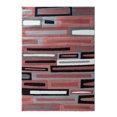 thumbnail image 1 of RUG AND DECOR Newport Collection Modern Abstract Design Area Rug D.Rose Grey Living Room Bed Room Carpet Alfombras para Sala, 1 of 4