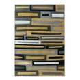 thumbnail image 1 of RUG AND DECOR Newport Collection Modern Abstract Design Area Rug D.Yellow Black Grey Living Room Bed Room Carpet Alfombras para Sala, 1 of 5