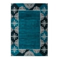 thumbnail image 1 of RUG AND DECOR Newport Collection Modern Abstract Geometric Design Area Rug Turquoise Grey Living Room Bed Room Carpet Alfombras para Sala, 1 of 4