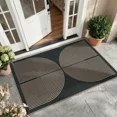 thumbnail image 1 of RUG ROBOT Modern Rainbow 3'x5' Area Rugs, Washable Easy Jute Indoor Outdoor Rugs for Entryway, Non Slip Farmhouse Throw Carpet for Living Room Bedroom Deck Porch Kitchen, 1 of 6