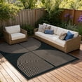 thumbnail image 1 of RUG ROBOT 6'x9' Easy Jute Rug, Non Slip Large Area Rugs for Living Room, Washable Modern Rainbow Indoor Outdoor Rug for Bedroom, Farmhouse Carpet for Backyard Deck Office, 1 of 9