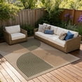 thumbnail image 1 of RUG ROBOT 6'x9' Easy Jute Rug, Non Slip Large Area Rugs for Living Room, Washable Modern Rainbow Indoor Outdoor Rug for Bedroom, Farmhouse Carpet for Backyard Deck Office, 1 of 10