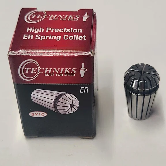 RUGED - 3/16 Er11 Precision Collet - .0002 T.I.R Techniks 04211-3/16