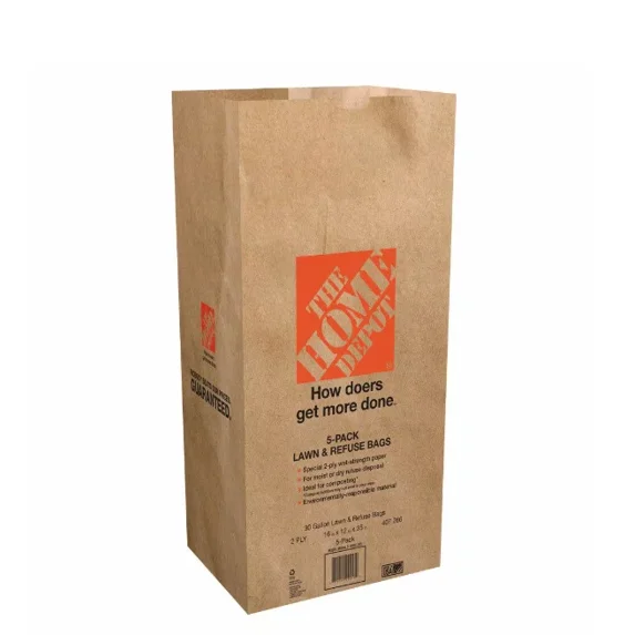 RUGED - 30 Gal. Paper Lawn And Leaf Bags - 20 Count