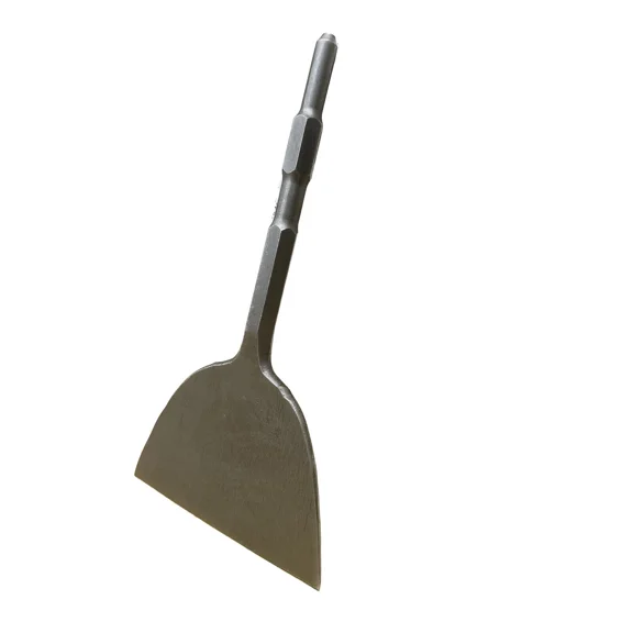 RUGED - 6 Wide Tile & Removing Tile Stone Hex Shovel Chisel For 17Mm Demolition Hammer