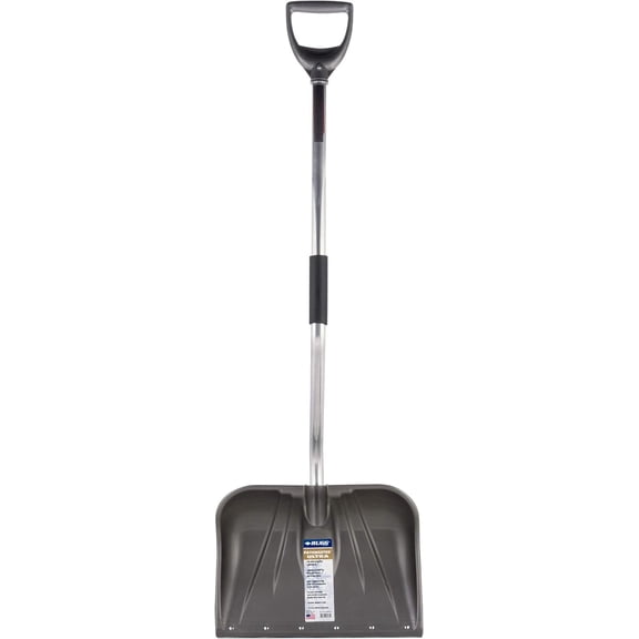 Rugg Back Saver Snow Shovel Backsaver - Aluminum Shaft, 18 In. Width - 1 EA