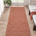 thumbnail image 1 of RUGKING Runner Rug 2x6 Boho Washable Rug Hallway Runner Brick Red Modern Non Slip Carpet for Bedroom Kitchen, 1 of 7