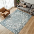 thumbnail image 1 of RUGKING Area Rug 4X6 Indoor Retro Floor Decor Carpet Washable Orental Rug for Living Room Bedroom Hallway Lake Blue, 1 of 9