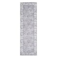 thumbnail image 1 of RUGKING Foldable Runner Rug 2'x6' Vintage Area Rug Non-Slip Rug Gray Floral Print Indoor Rug for Kitchen Bathroom Etryway Bedroom Living Room, 1 of 8