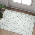 thumbnail image 1 of RUGKING Modern Front Door Mat Area Rug 2x3 Washable Non Slip Boho Small Rug Entrance Indoor off-white Carpet for Bathroom Kitchen, 1 of 8