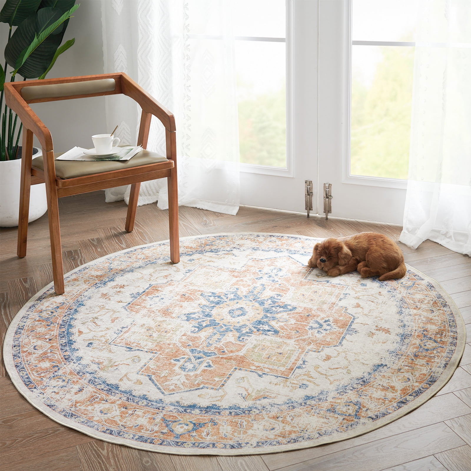 https://i5.walmartimages.com/seo/RUGKING-Round-Area-Rugs-6ft-Living-Room-Chenille-Soft-Thin-Vintage-Carpet-Indoor-Floor-Print-Distressed-Orange-Multi-Circle-Mat-Bedroom-Dining-Kitche_ebbdf57a-3652-4141-b8e6-3aed0ac83765.4466d59fa05bf68b96d73618576d7b54.jpeg