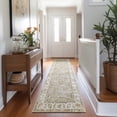thumbnail image 1 of RUGKING Runner Rug 2x10 Vintage Taupe Area Rug Non-Slip Floral Print Indoor Thin Carpet Retro Accent Rug for Kitchen Bathroom Bedroom Entryway Hallway, 1 of 8